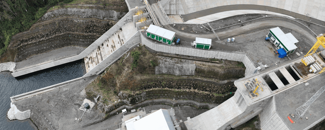 Construcción de Central Los Lagos